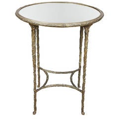 Bagues Style Bronze Gueridon Table