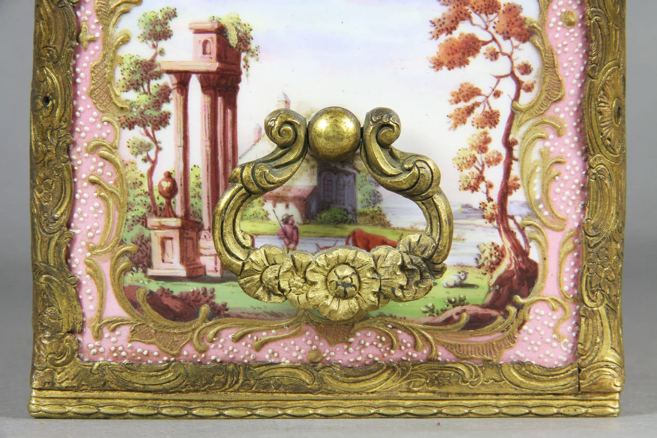 George III Enamel Tea Caddy 1