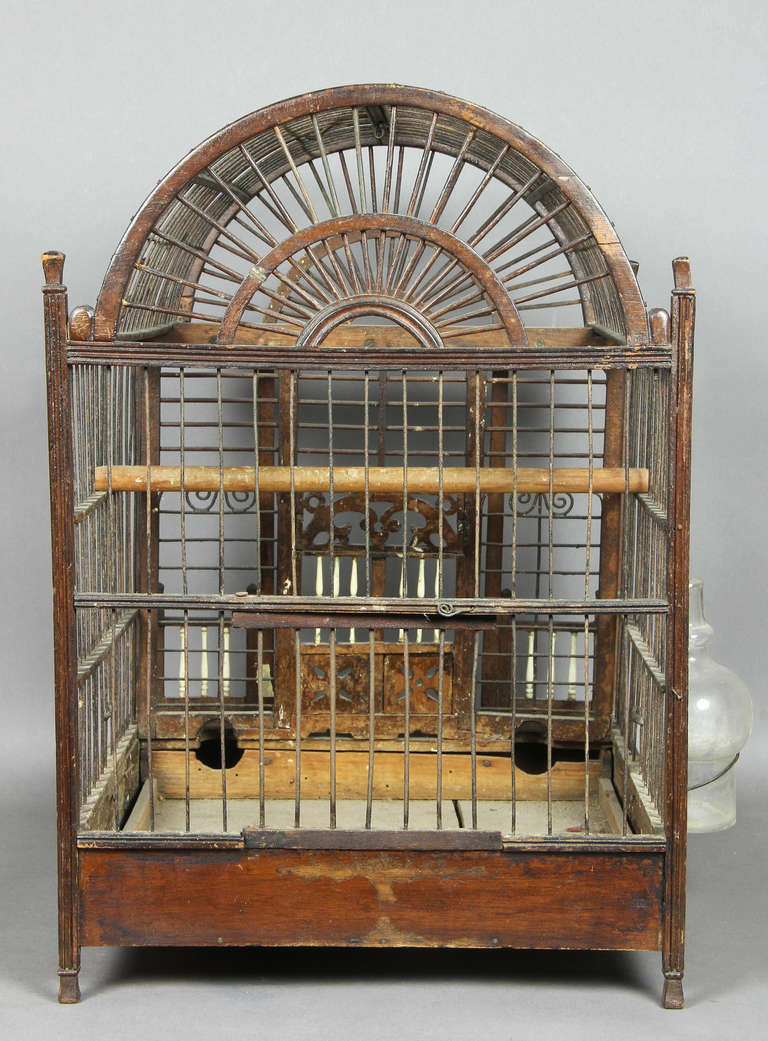 19th Century William IV Mahogany Birdcage