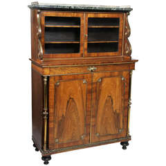 Regency Rosewood and Bronze Mounted Chiffonier