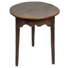Antique Regency Oak Cricket Table