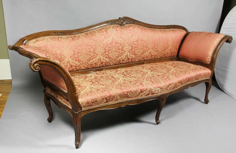 Louis XV Walnut Settee
