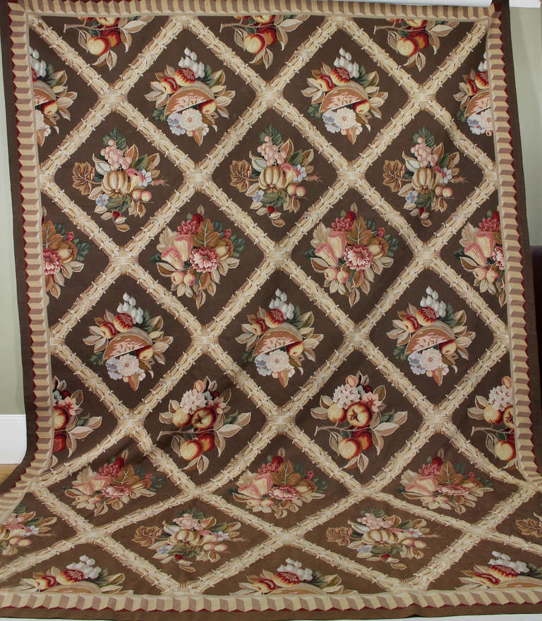 Geometric floral pattern