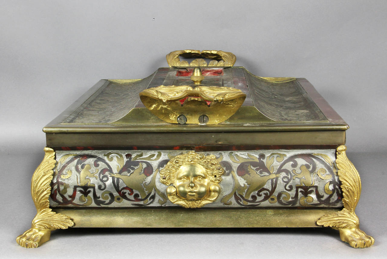 Charles X Boulle and Ormolu-Mounted Inkstand 3