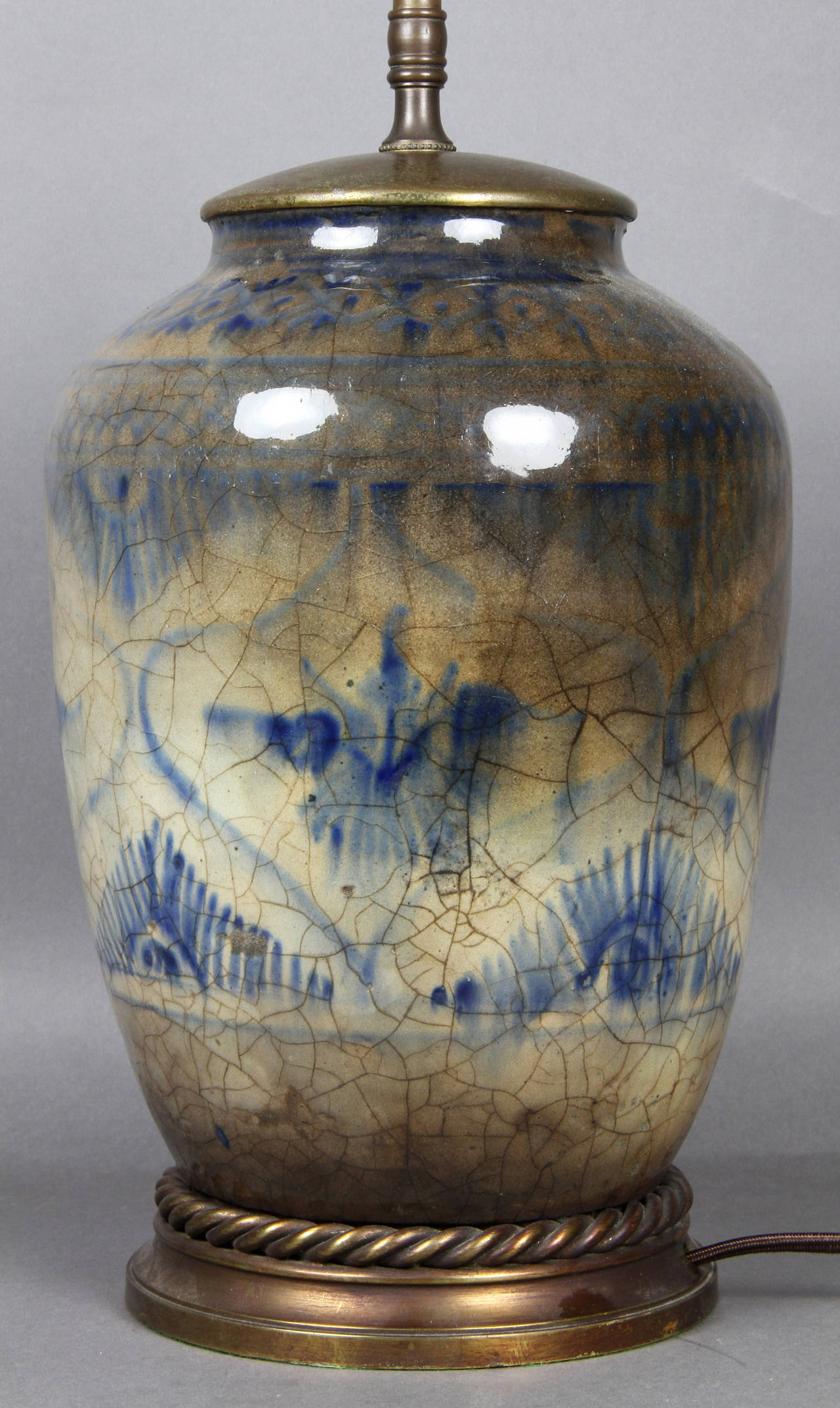 Persian Pottery Table Lamp 1