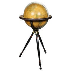 American Aesthetic Floor Terrestrial Globe by Gilman Joslin