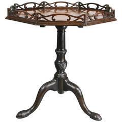 George III Mahogany Tilt-Top Table
