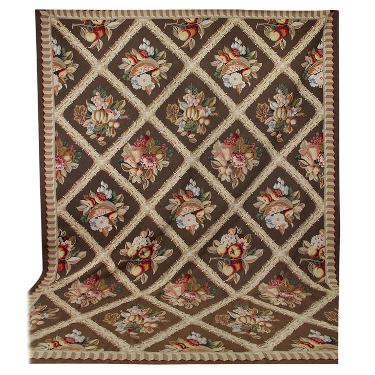 Stark Wool Needlepoint Carpet at 1stDibs