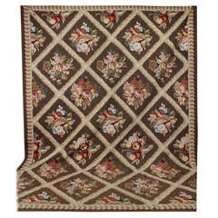 Vintage Stark Wool Needlepoint Carpet