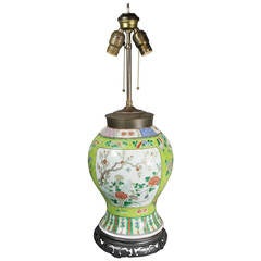 Chinese Porcelain Famille Rose Table Lamp