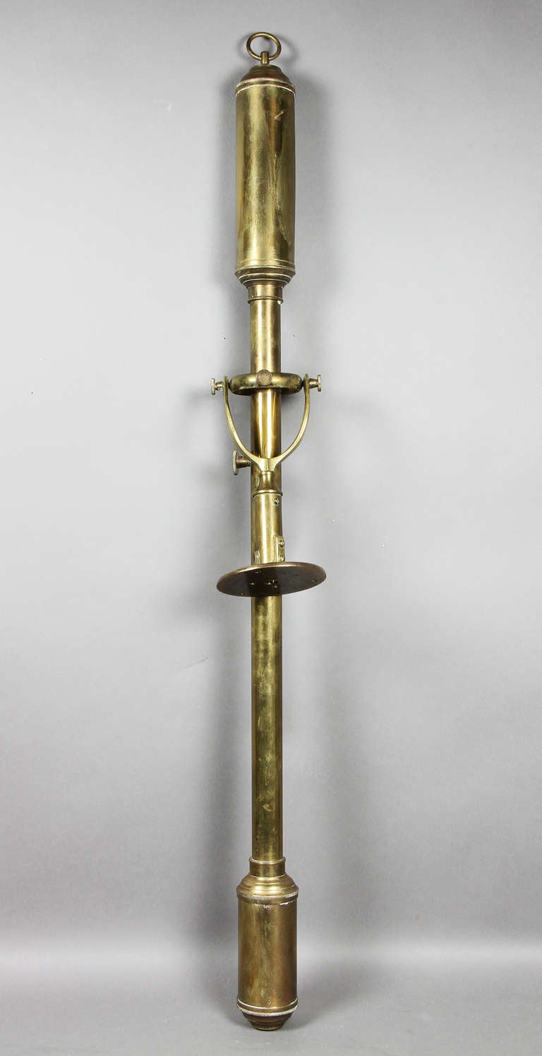 Portugese Brass Gimbal Barometer 1
