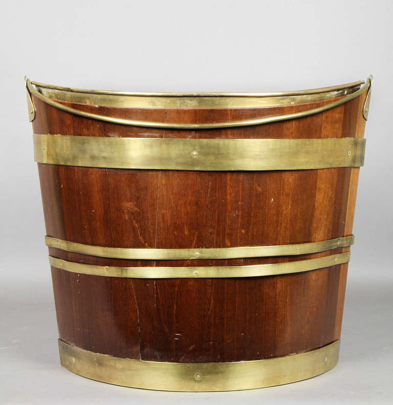 Other George III Mahogany and Brass Bound Bucket