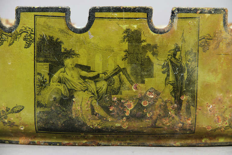 Coppia di Verrieres francesi Empire Tole In condizioni buone in vendita a Essex, MA