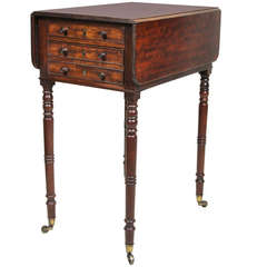 Regency Mahogany Side Table