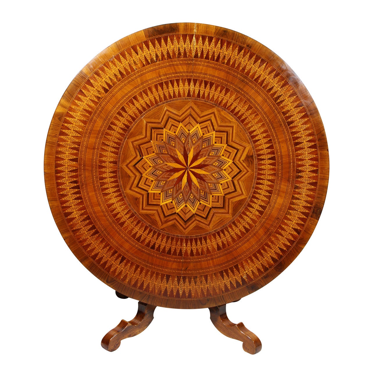 Italian Parquetry Center Table