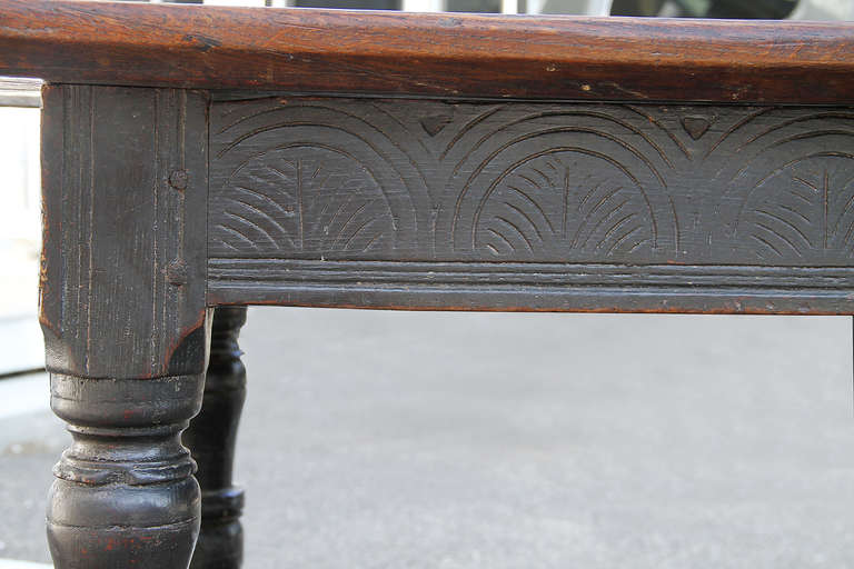 18th Century and Earlier Jacobean Oak Refectory Table