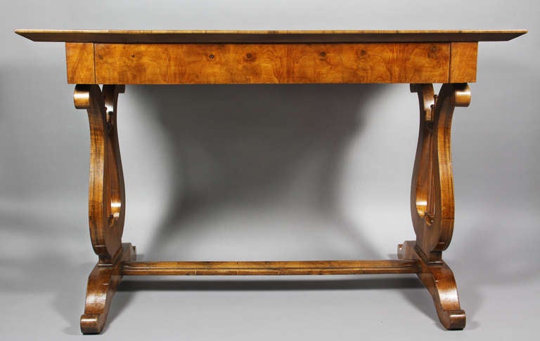Biedermeier Fruitwood Sofa Table 4