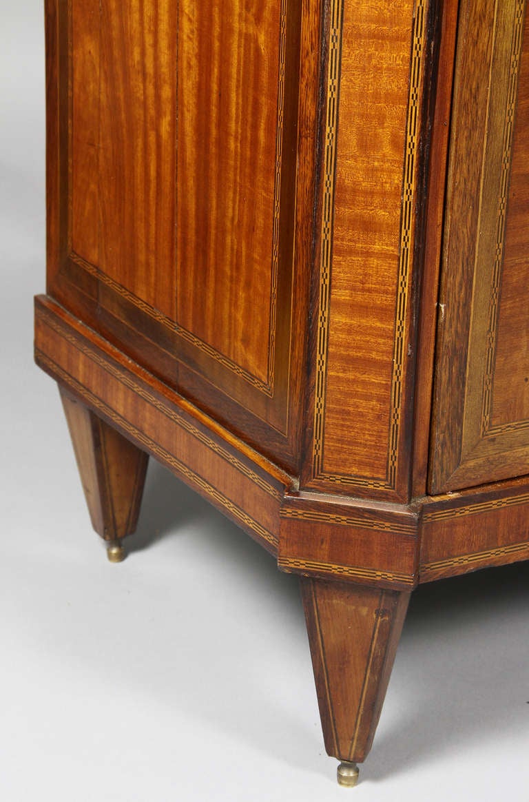 Dutch Neoclassical Satinwood and Japanned Cabinet 4