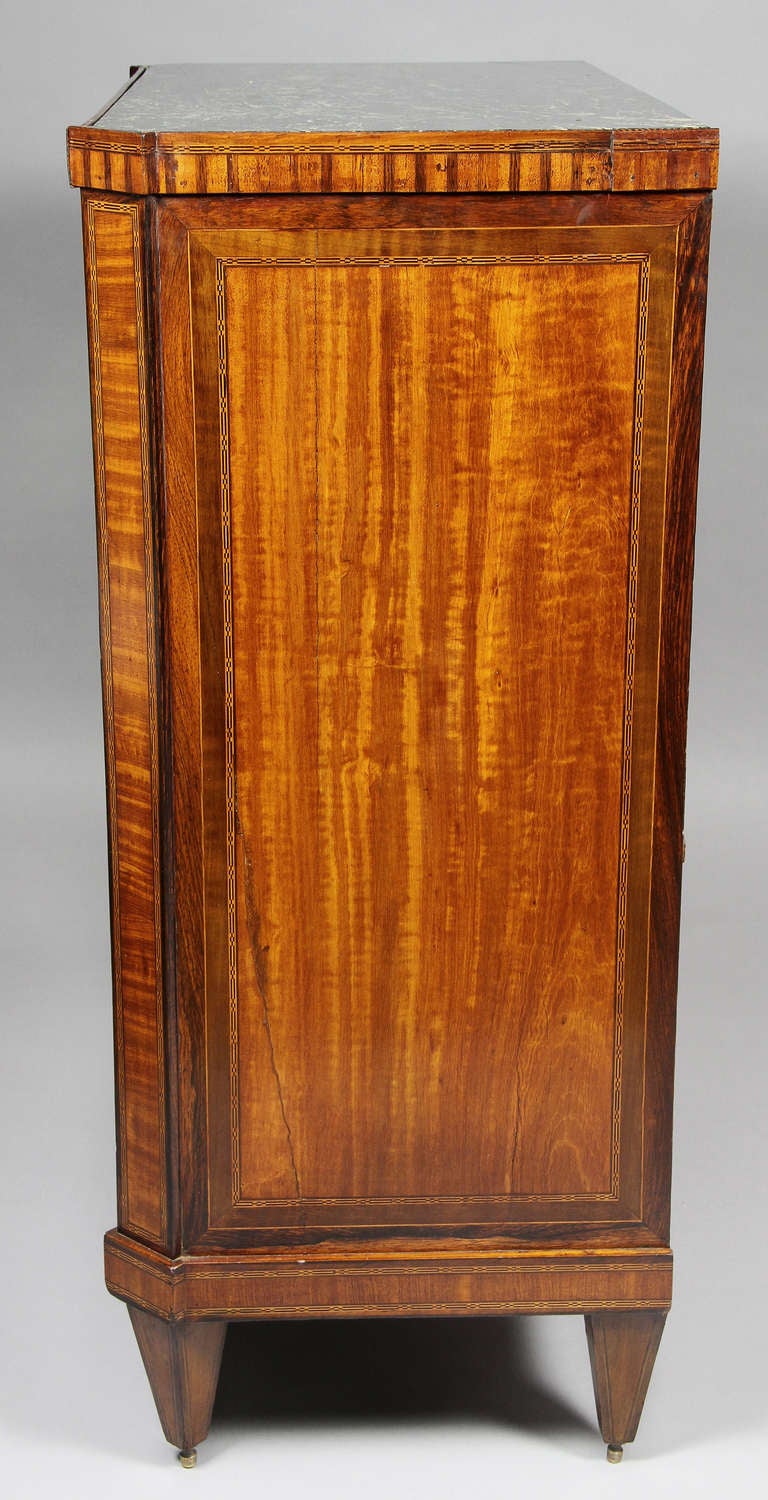 Dutch Neoclassical Satinwood and Japanned Cabinet 5