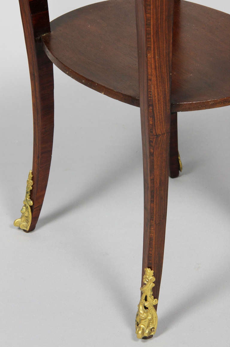 Louis XV Style Kingwood Table In Excellent Condition In Essex, MA