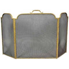 Louis XVI Style Ormolu Fire Screen