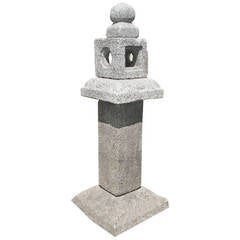 Japanese Granite Shrine Lantern