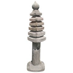 Japanese Granite Shrine Lantern