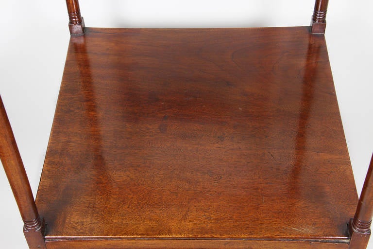 Regency Mahogany Whatnot In Good Condition In Essex, MA