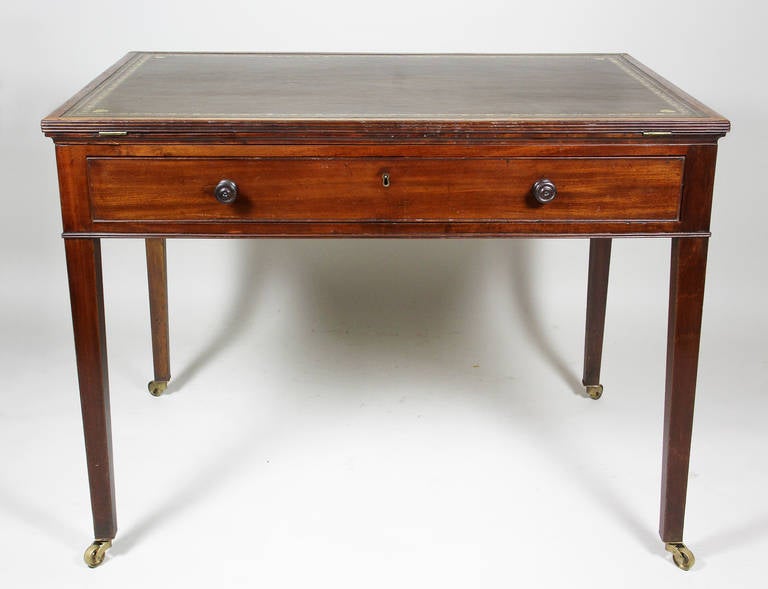 George III Mahogany Architects Table