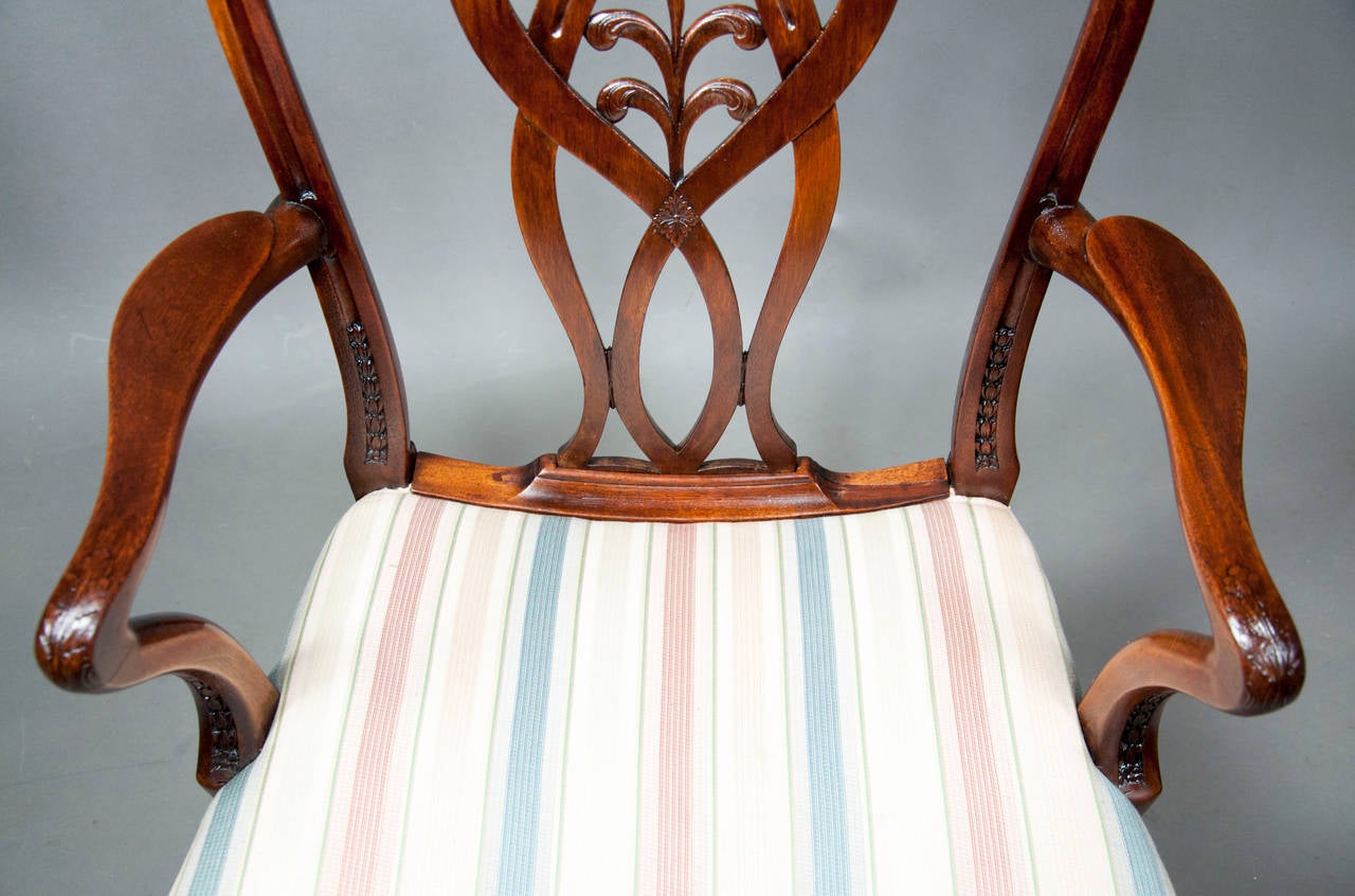 Great Britain (UK) Set of 12 George III Style Mahogany Dining Chairs by Howard and Son, London