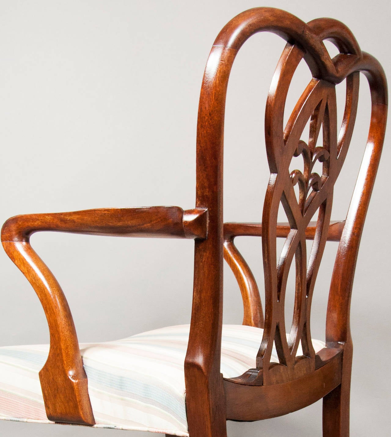 Late 18th Century Set of 12 George III Style Mahogany Dining Chairs by Howard and Son, London