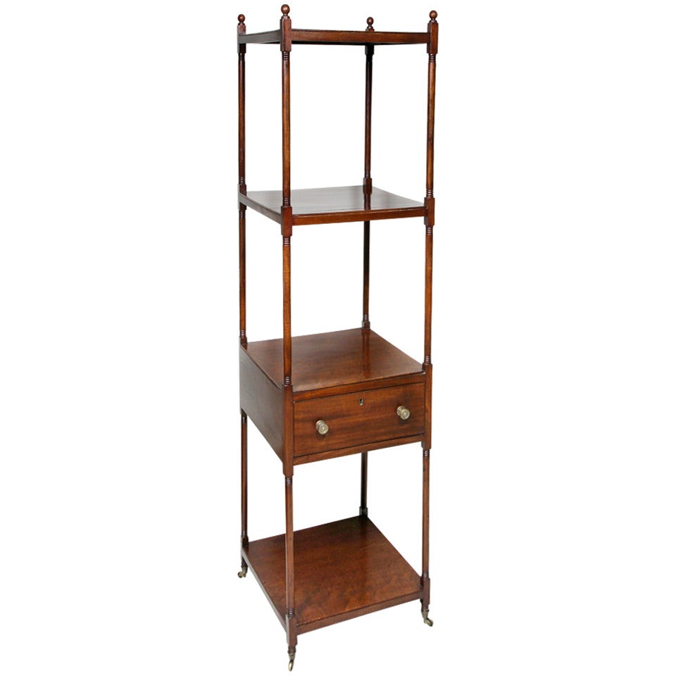 Regency Mahogany Whatnot