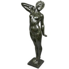 Bronze Figure Of A Nude Woman