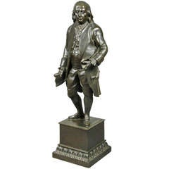 Bronze Figure Of Benjamin Franklin
