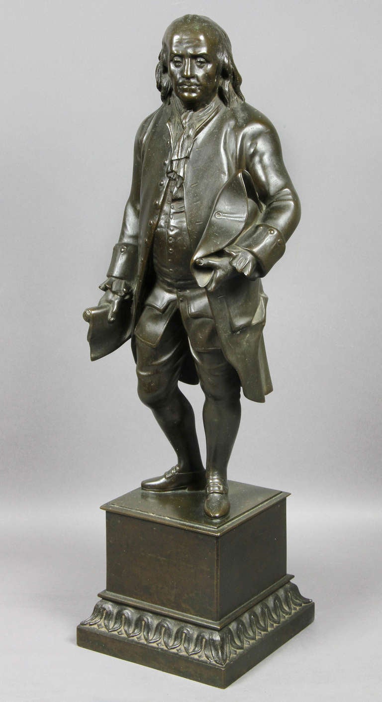 standing holding the declaration and his hat. Provenance ; Stillington Hall , Gloucester MA , Buswell Family , John Cottrell , Inc.