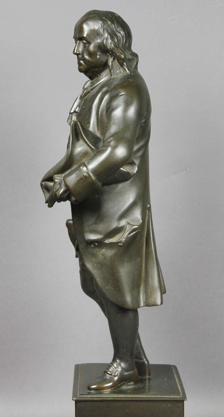 Bronze Figure Of Benjamin Franklin 1