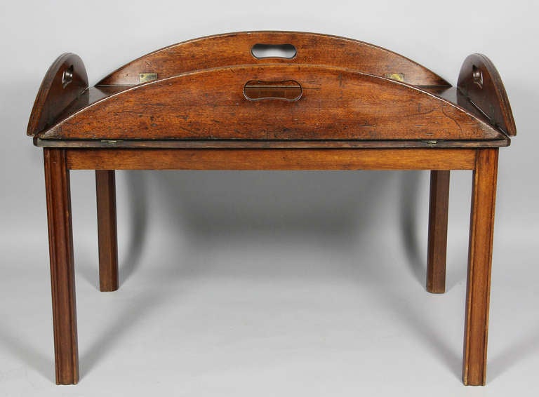 George IV Mahogany Butlers Tray Table 4