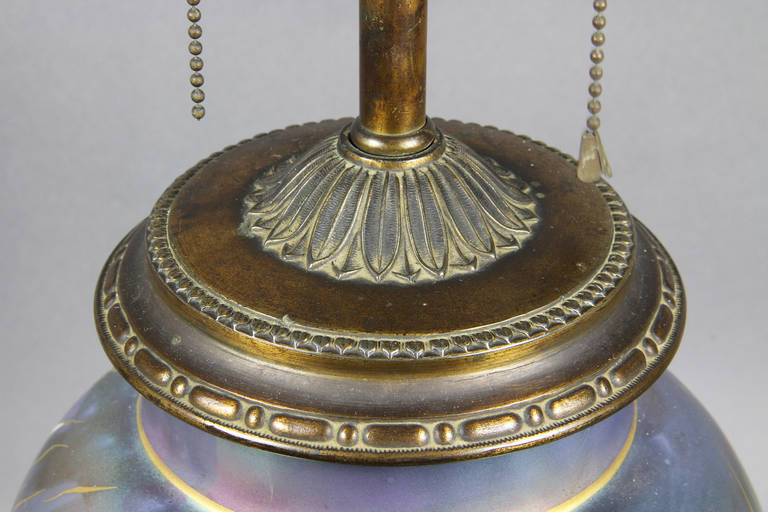 Other French Art Nouveau Porcelain Table Lamp