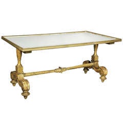 Antique Neoclassic Style Giltwood Coffee Table