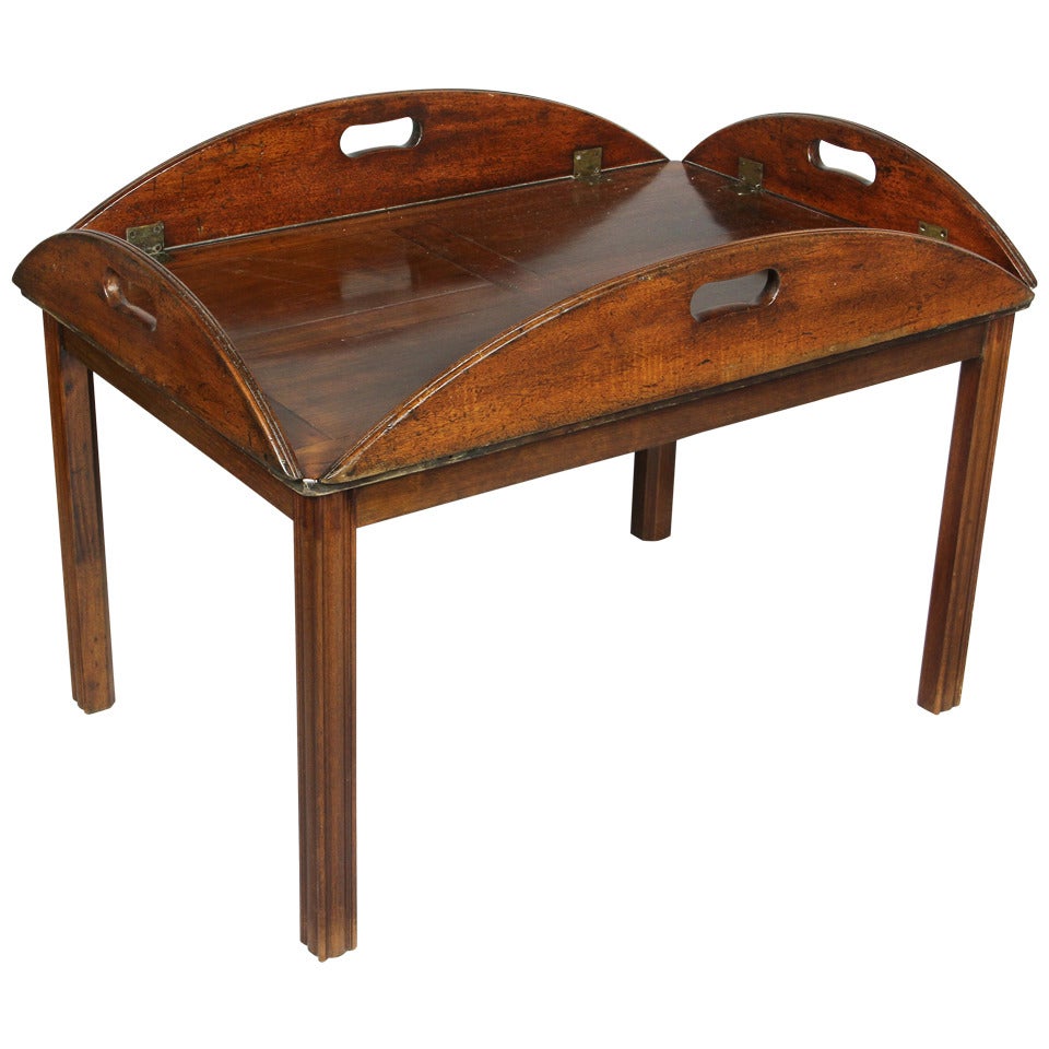 George IV Mahogany Butlers Tray Table