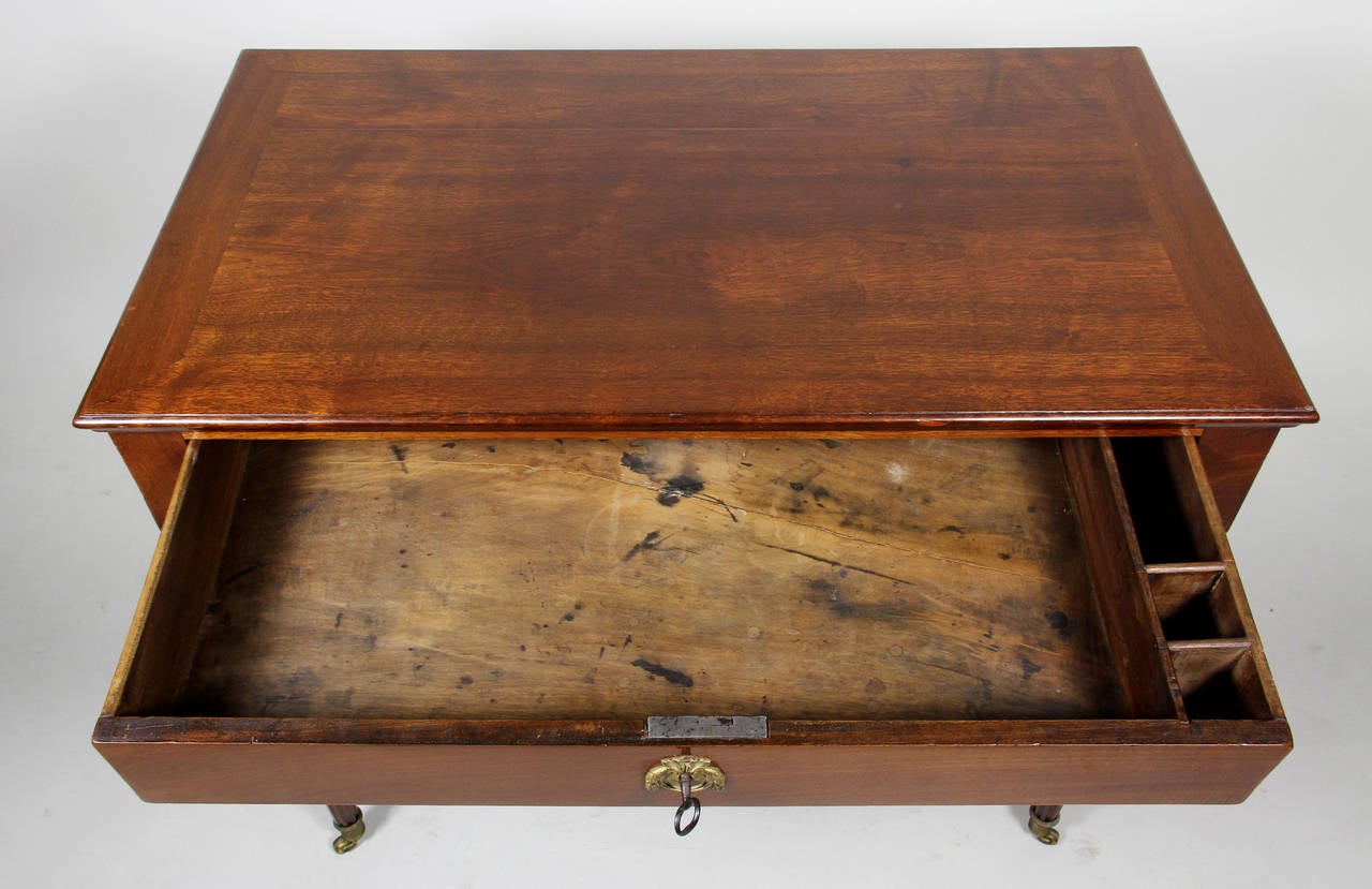 Louis XVI Mahogany Writing Table In Good Condition In Essex, MA