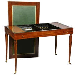 Louis XVI Mahogany And Ebony Tric Trac Table