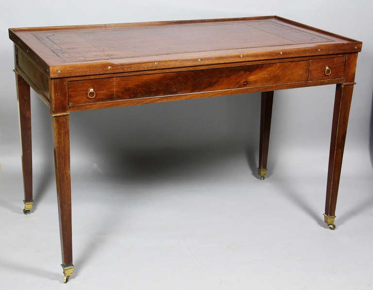 Late Louis XVI Mahogany And Ebony Tric Trac Table