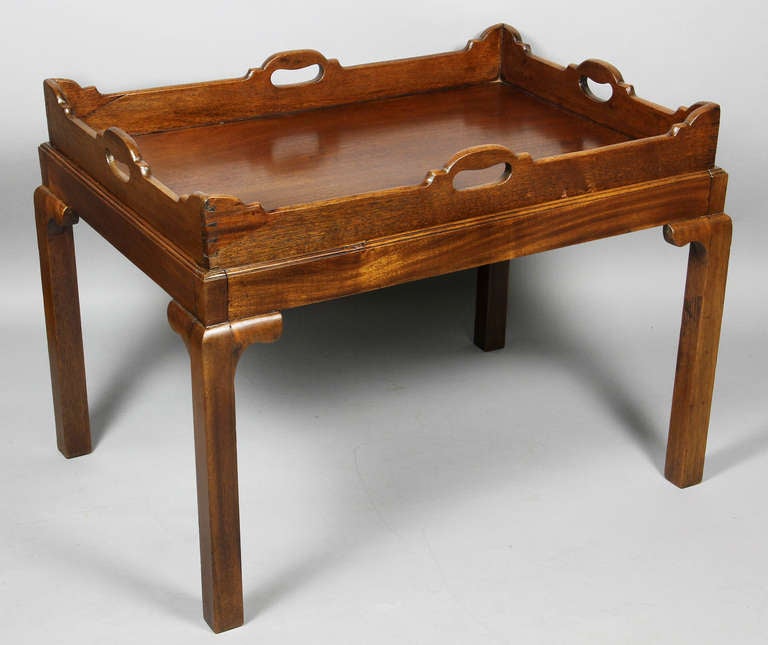 Georgian Mahogany Butlers Tray Coffee Table