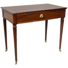 Louis XVI Mahogany Writing Table 10