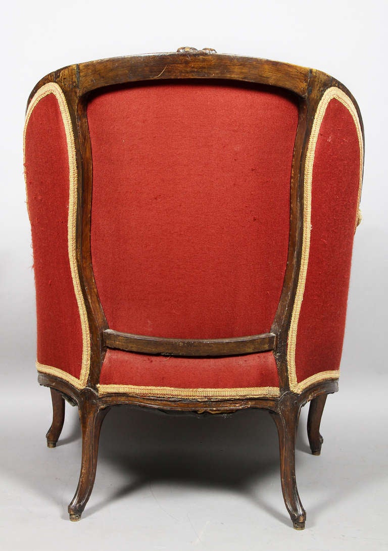 Louis XVI Walnut And Needlepoint Bergere 4