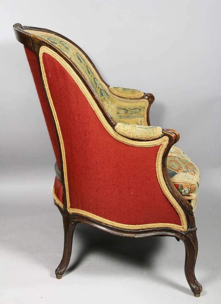 Louis XVI Walnut And Needlepoint Bergere 2