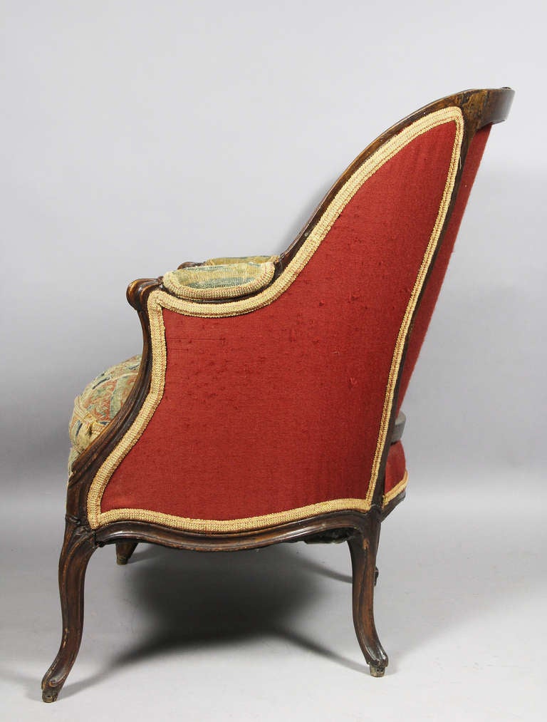 Louis XVI Walnut And Needlepoint Bergere 3