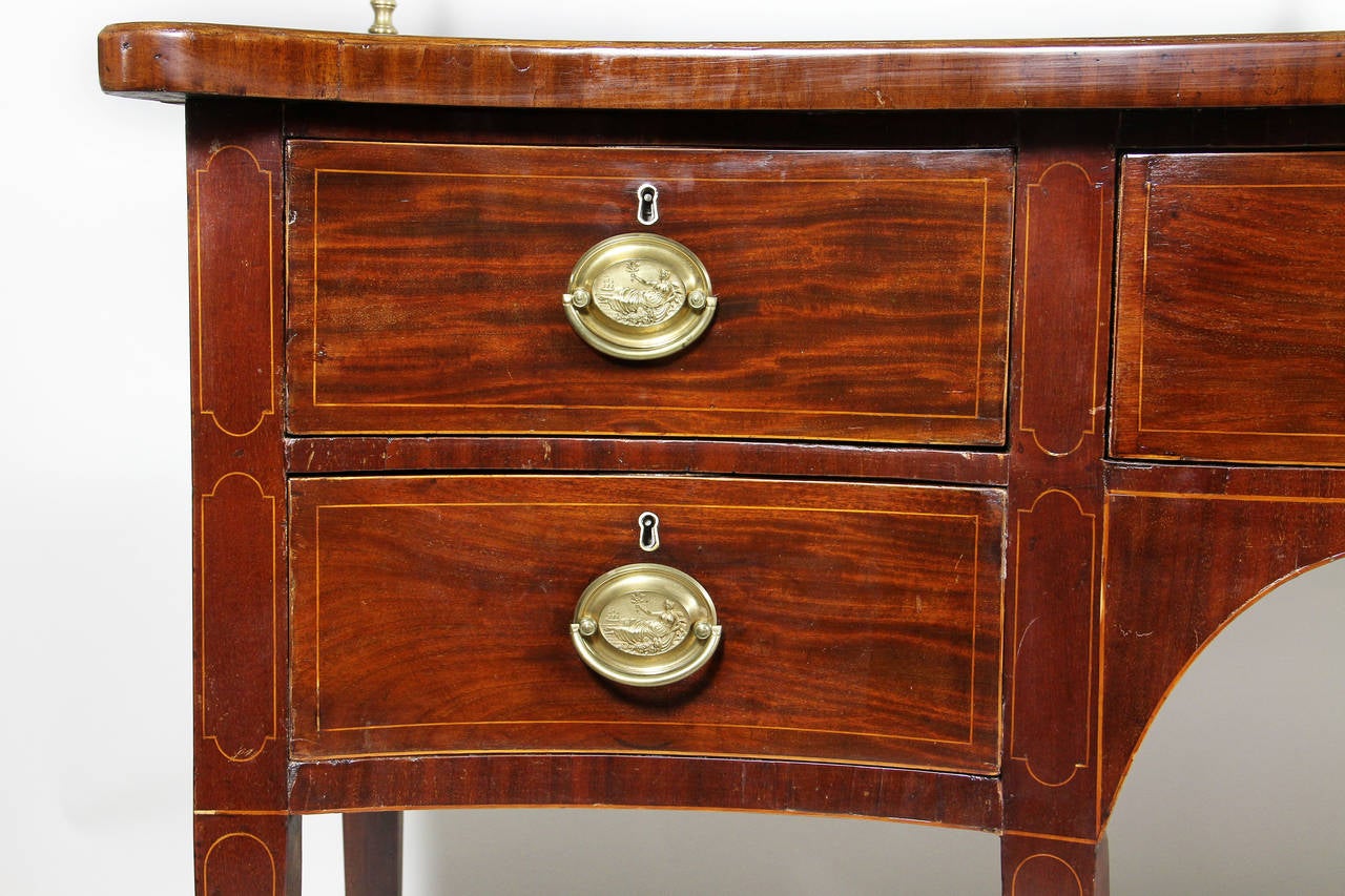 Late 18th Century George III Mahogany and Crossbanded Sideboard For Sale