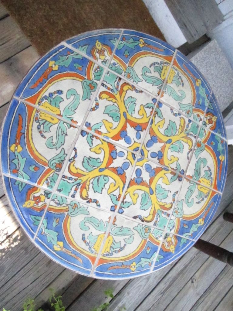 California Arts and Crafts Tile Top Table 2